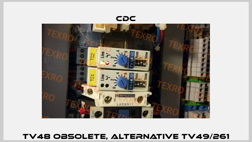 TV48 obsolete, alternative TV49/261 CDC
