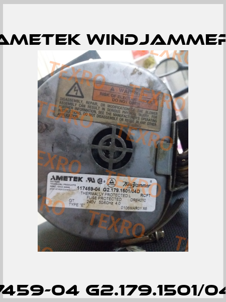 117459-04 G2.179.1501/04D Ametek Windjammer