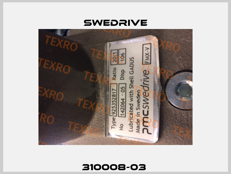 310008-03  Swedrive