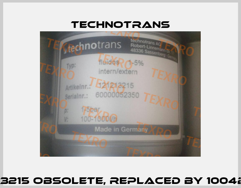 121213215 obsolete, replaced by 10042755 Technotrans