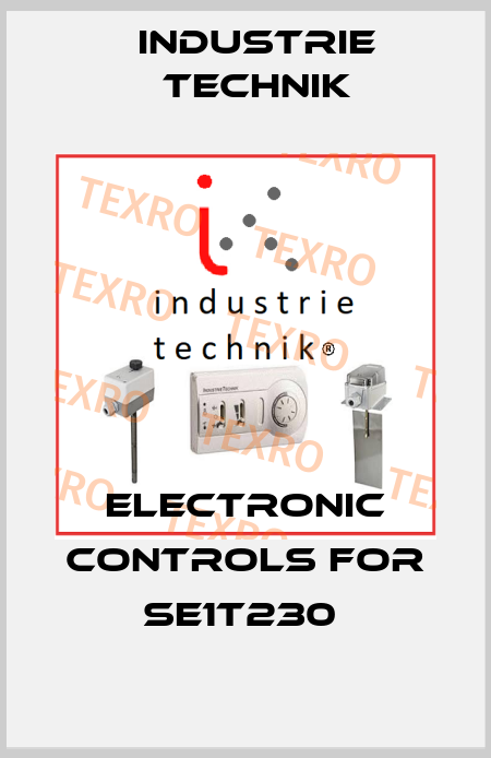 electronic controls for SE1T230  Industrie Technik