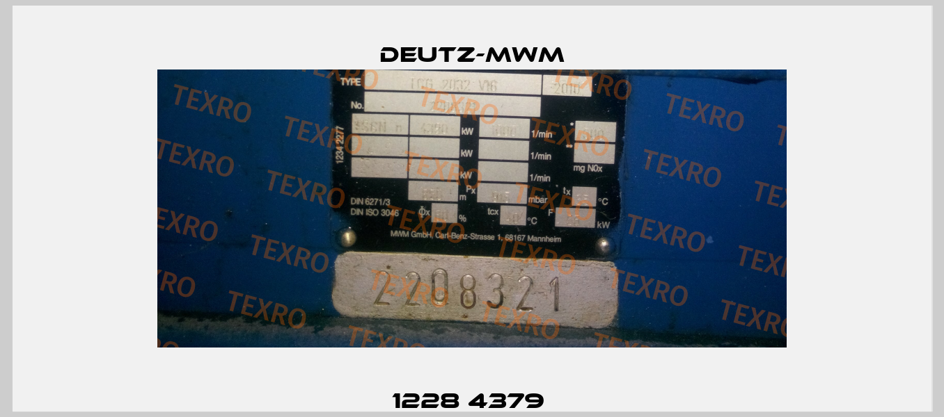 1228 4379  Deutz-mwm
