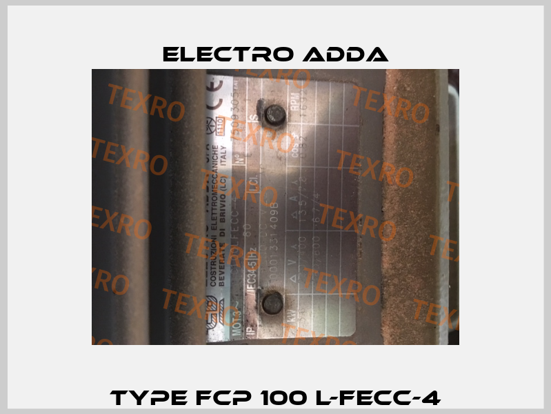 Type FCP 100 L-FECC-4 Electro Adda