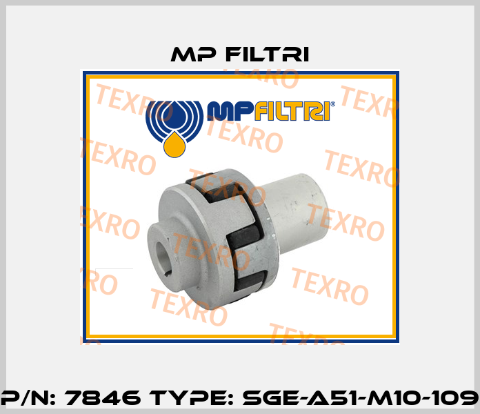 P/N: 7846 Type: SGE-A51-M10-109  MP Filtri