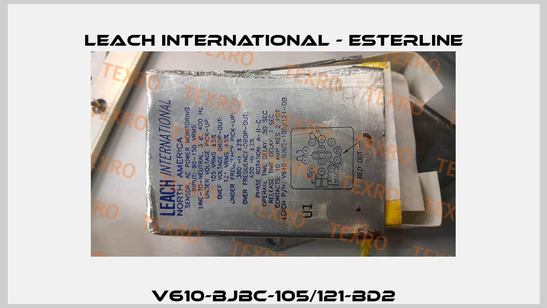  V610-BJBC-105/121-BD2  Leach International - Esterline