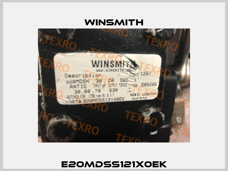 E20MDSS121X0EK Winsmith