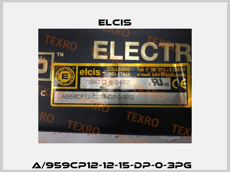 A/959CP12-12-15-DP-0-3PG   Elcis