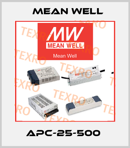 APC-25-500  Mean Well