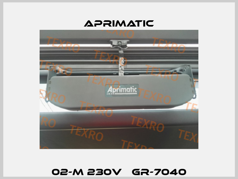 02-M 230V   GR-7040 Aprimatic