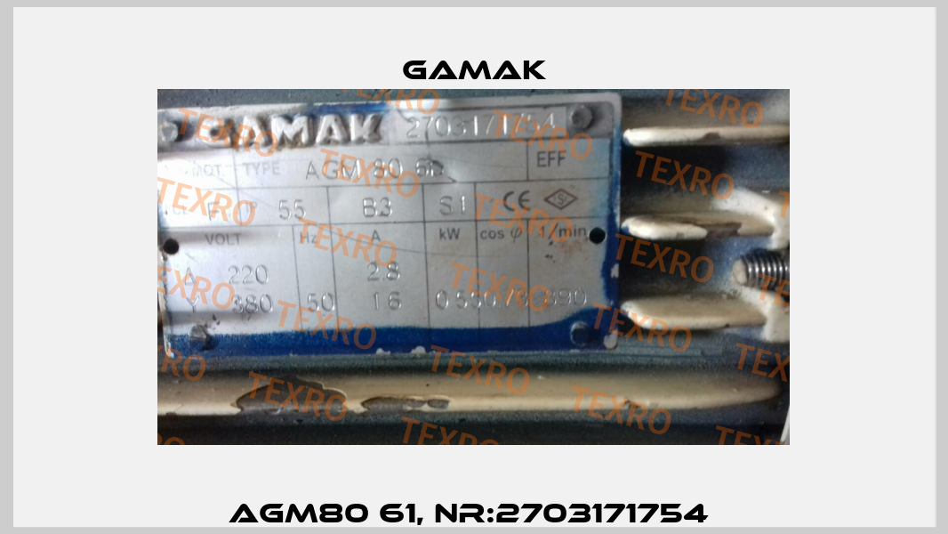 AGM80 61, Nr:2703171754  Gamak
