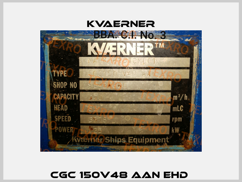 CGC 150V48 AAN EHD  KVAERNER