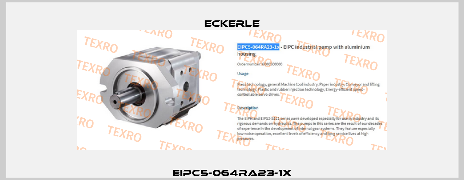 EIPC5-064RA23-1X Eckerle