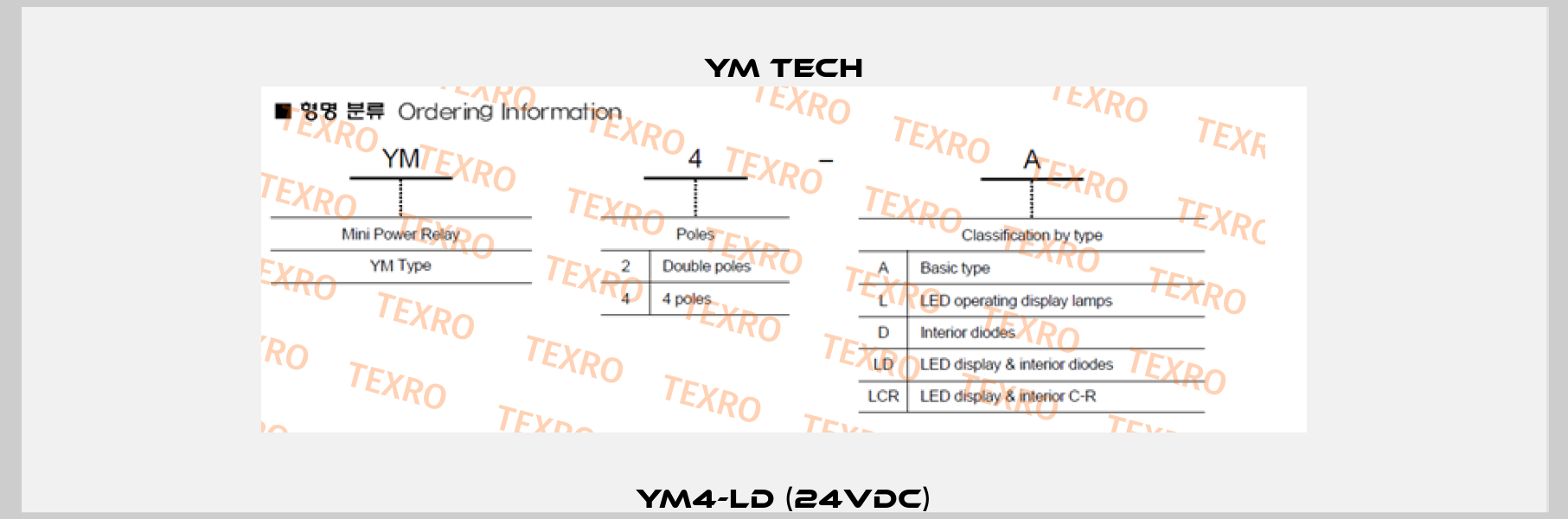 YM4-LD (24VDC) YM TECH