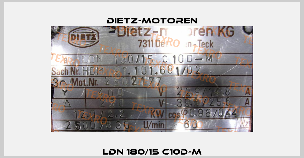LDN 180/15 C10D-M Dietz-Motoren