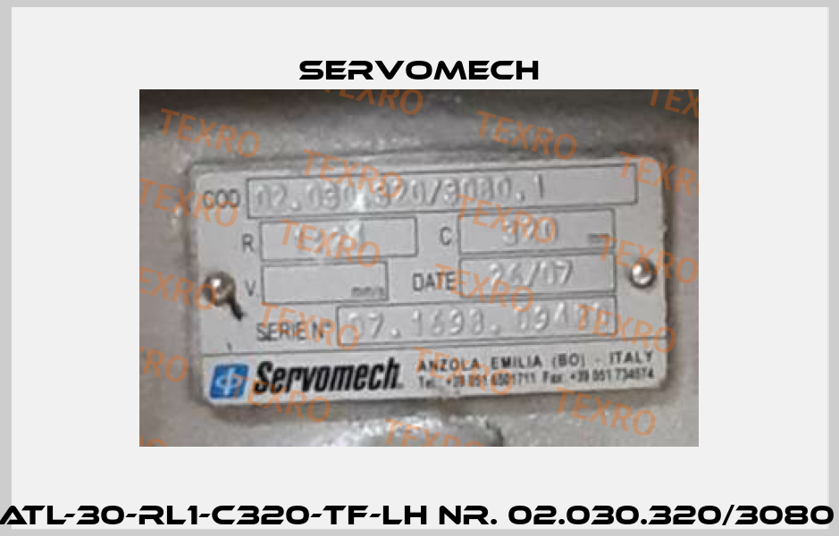 Typ: ATL-30-RL1-C320-TF-LH Nr. 02.030.320/3080 Rev.1 Servomech
