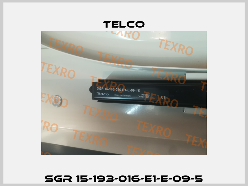 SGR 15-193-016-E1-E-09-5 Telco