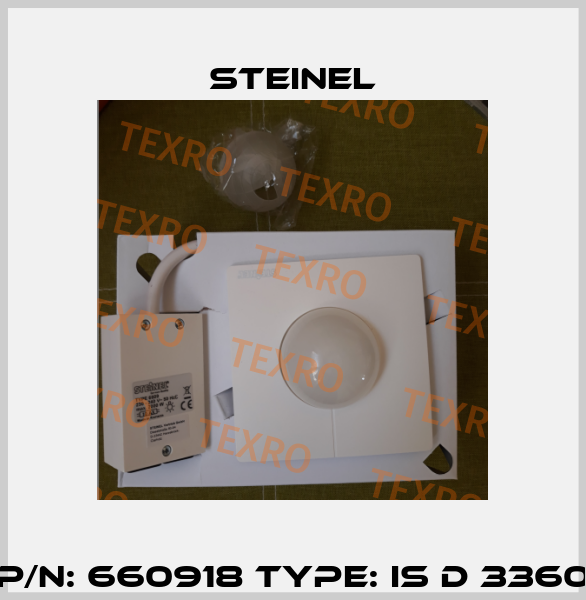 P/N: 660918 Type: IS D 3360 Steinel