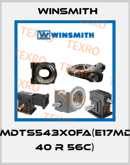 E17MDTS543X0FA(E17MDTS 40 R 56C) Winsmith