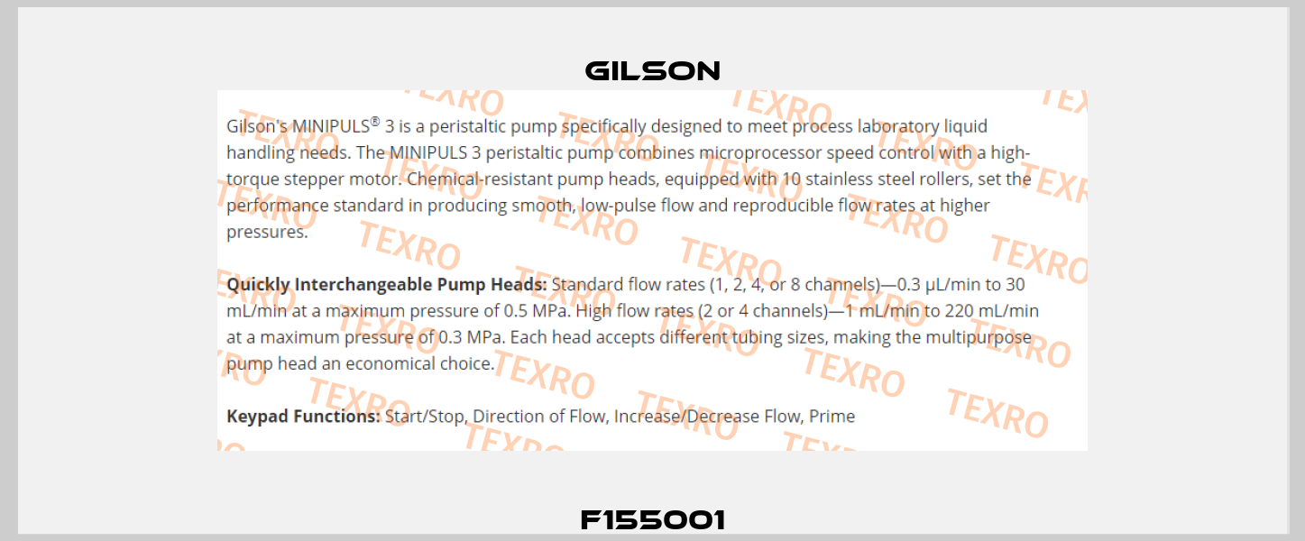 F155001 Gilson