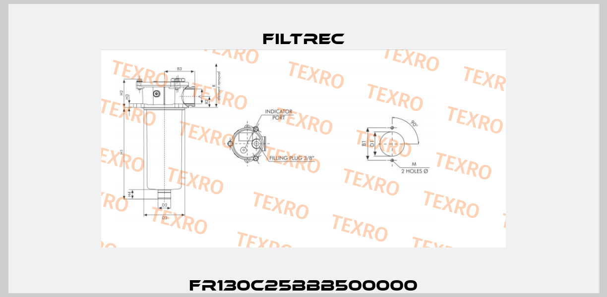 FR130C25BBB500000 Filtrec