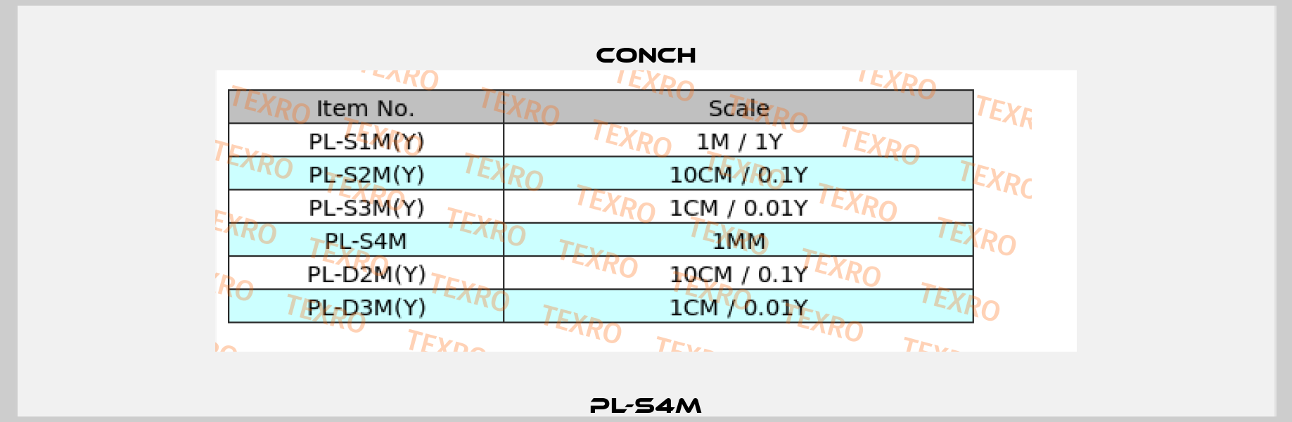 PL-S4M Conch