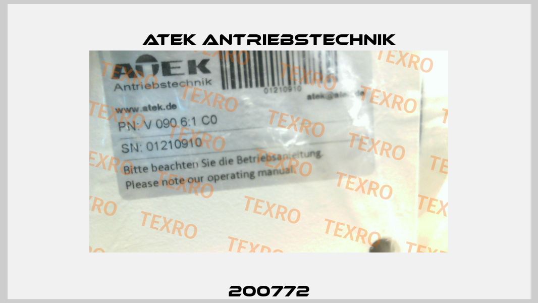 200772 ATEK Antriebstechnik
