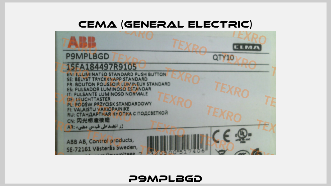 P9MPLBGD Cema (General Electric)