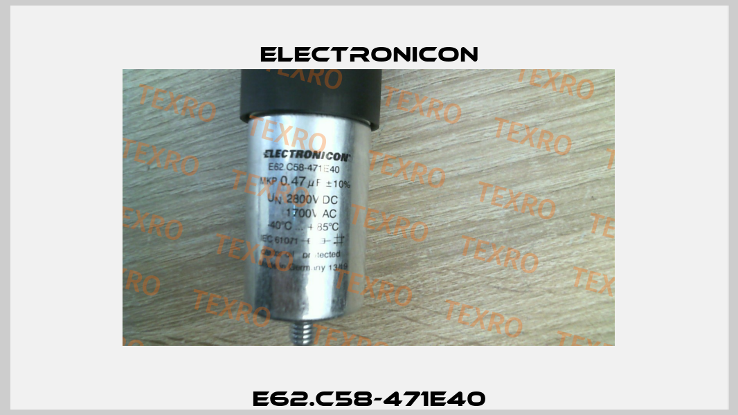 E62.C58-471E40 Electronicon
