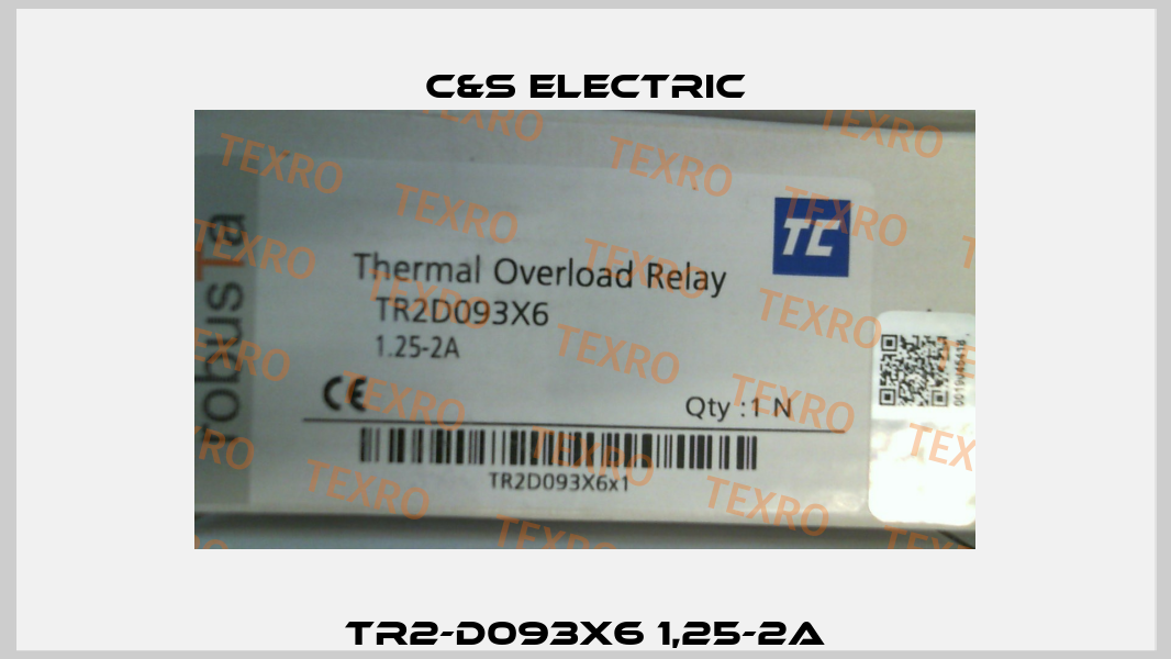 TR2-D093X6 1,25-2A C&S ELECTRIC