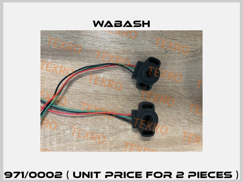 971/0002 ( price for 2 pieces ) Wabash