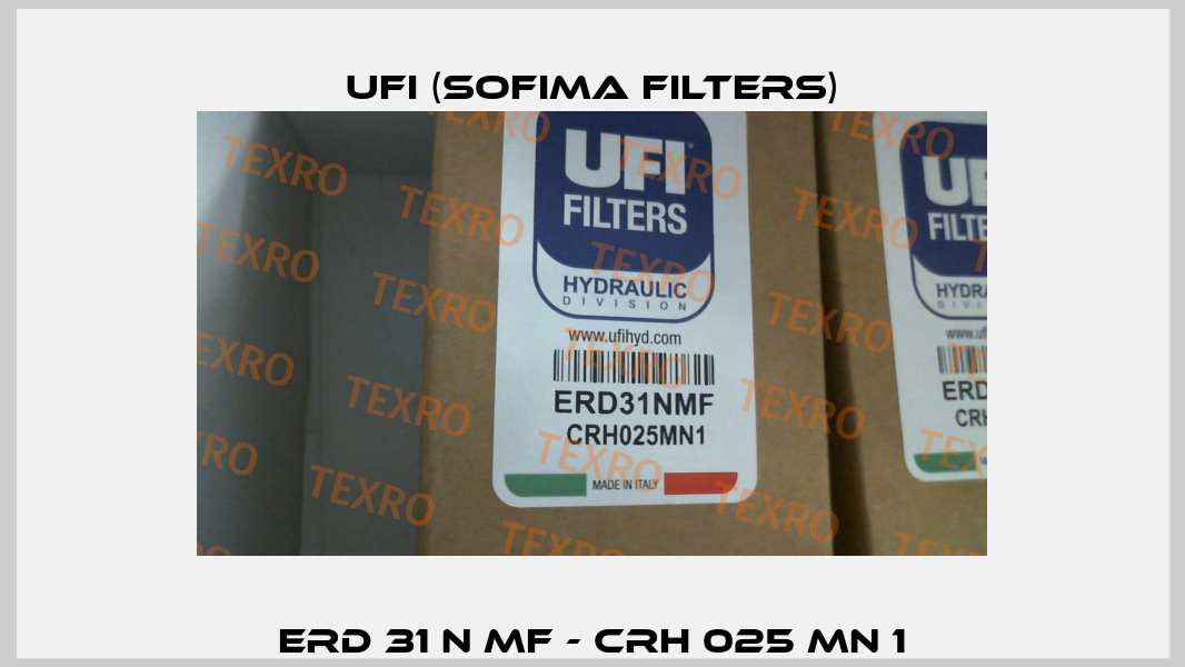 ERD 31 N MF - CRH 025 MN 1 Ufi (SOFIMA FILTERS)