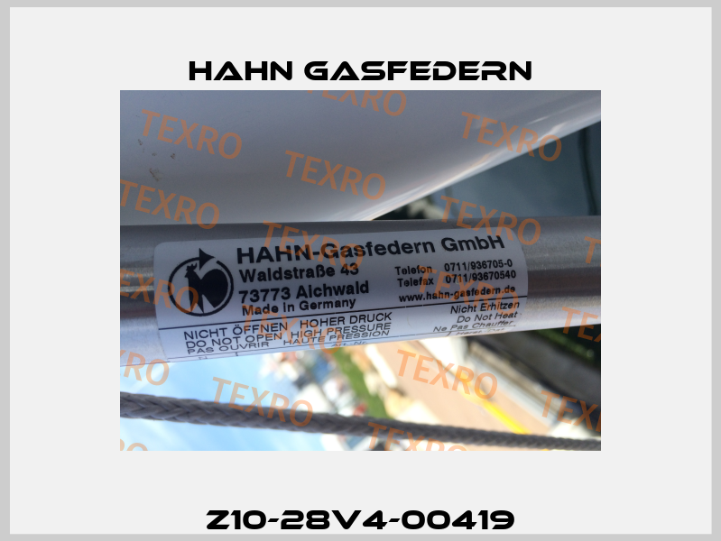 Z10-28V4-00419 Hahn Gasfedern