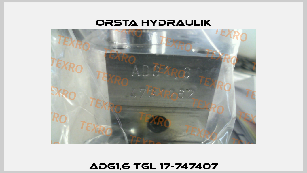 ADG1,6 TGL 17-747407 Orsta Hydraulik