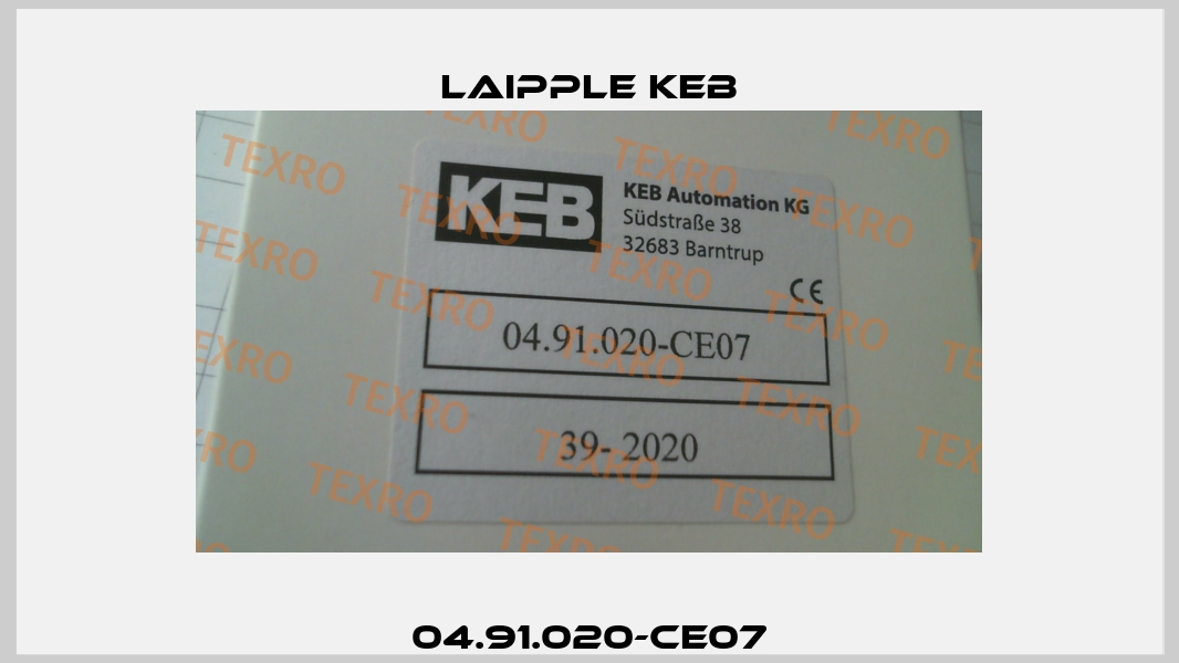 04.91.020-CE07 LAIPPLE KEB