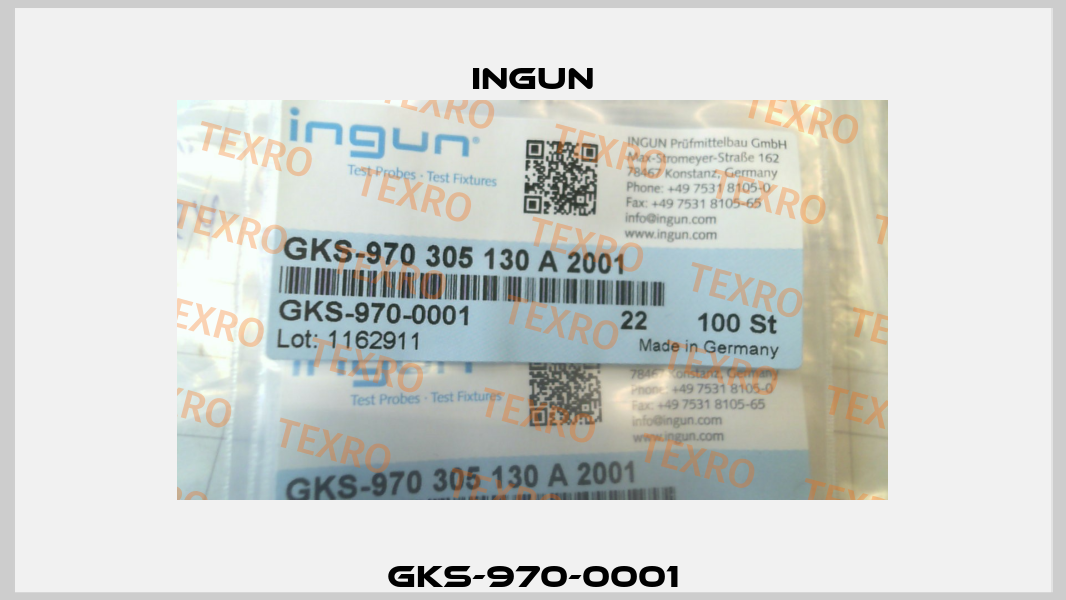 GKS-970-0001 Ingun