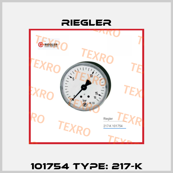 101754 Type: 217-K Riegler