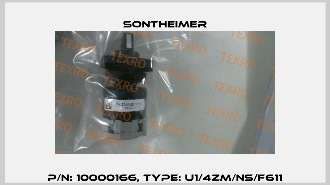 P/N: 10000166, Type: U1/4ZM/NS/F611 Sontheimer