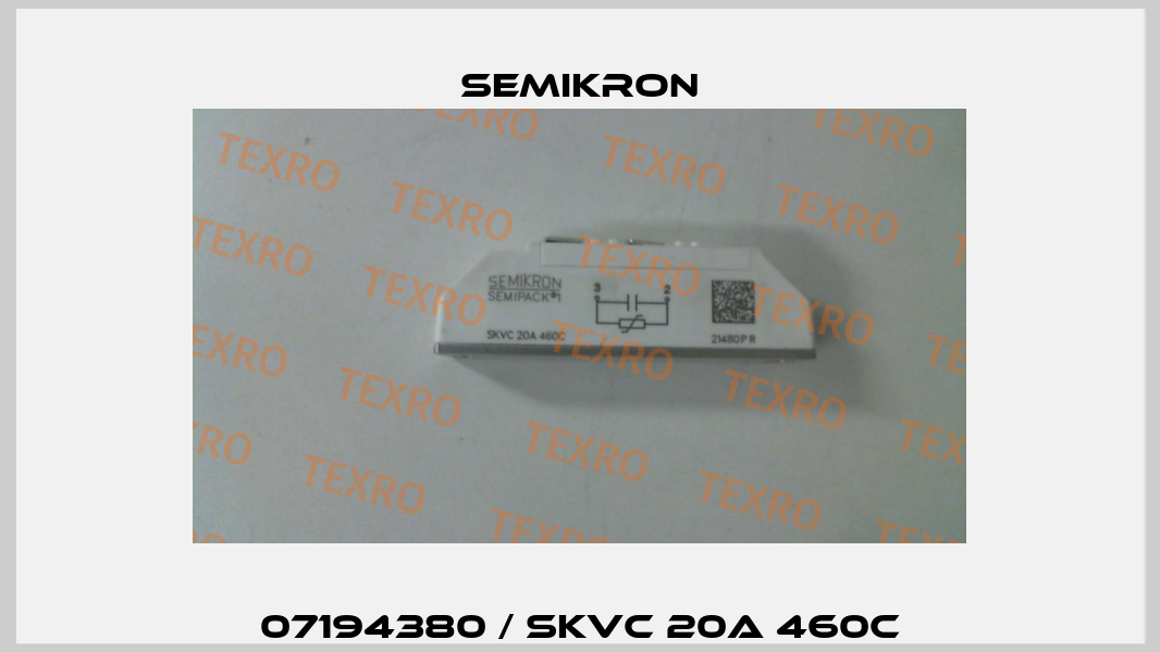 07194380 / SKVC 20A 460C Semikron