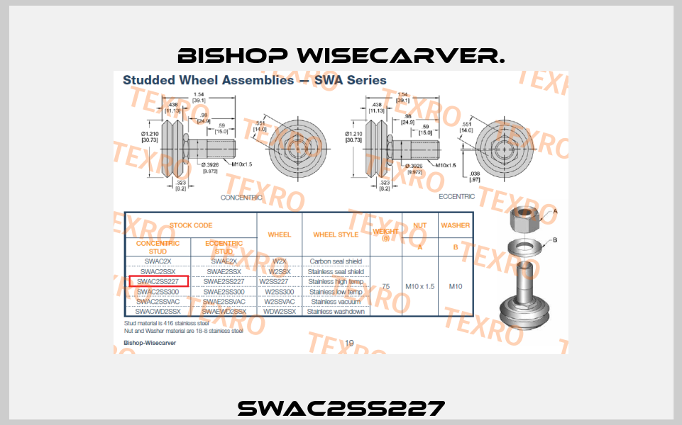 SWAC2SS227 Bishop Wisecarver