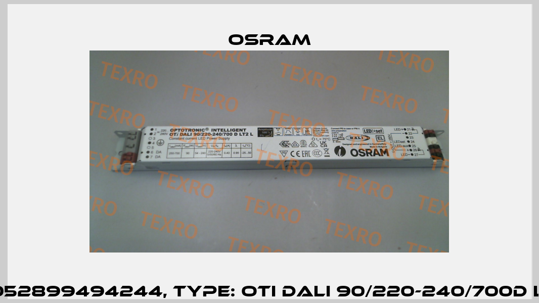 P/N: OS-4052899494244, Type: OTI DALI 90/220-240/700D LT2L VS20 Osram