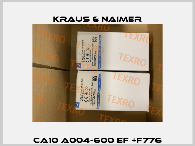 CA10 A004-600 EF +F776 Kraus & Naimer