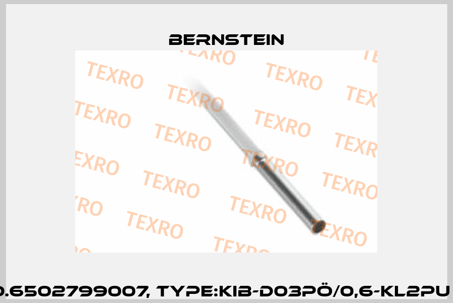 Art.No.6502799007, Type:KIB-D03PÖ/0,6-KL2PU    E     C Bernstein