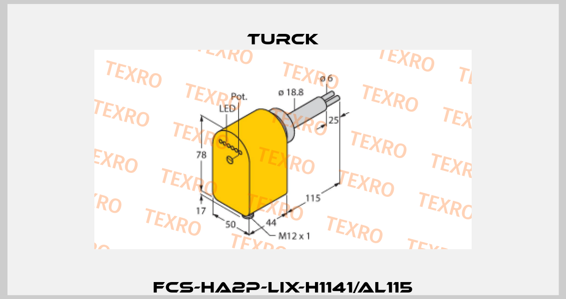 FCS-HA2P-LIX-H1141/AL115 Turck