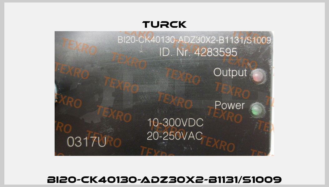 BI20-CK40130-ADZ30X2-B1131/S1009 Turck