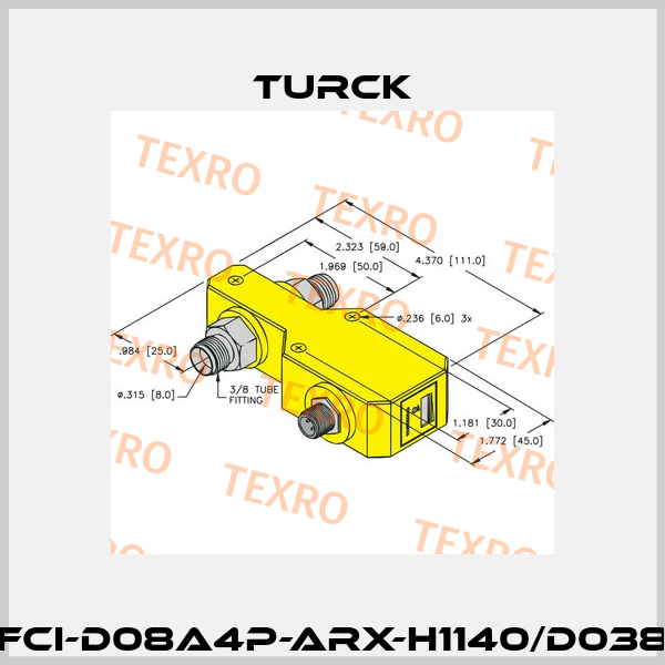 FCI-D08A4P-ARX-H1140/D038 Turck