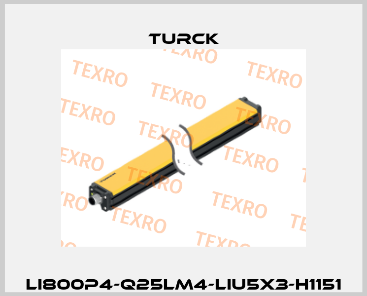 LI800P4-Q25LM4-LIU5X3-H1151 Turck