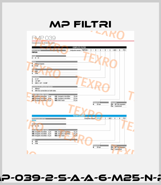 FMP-039-2-S-A-A-6-M25-N-P01 MP Filtri