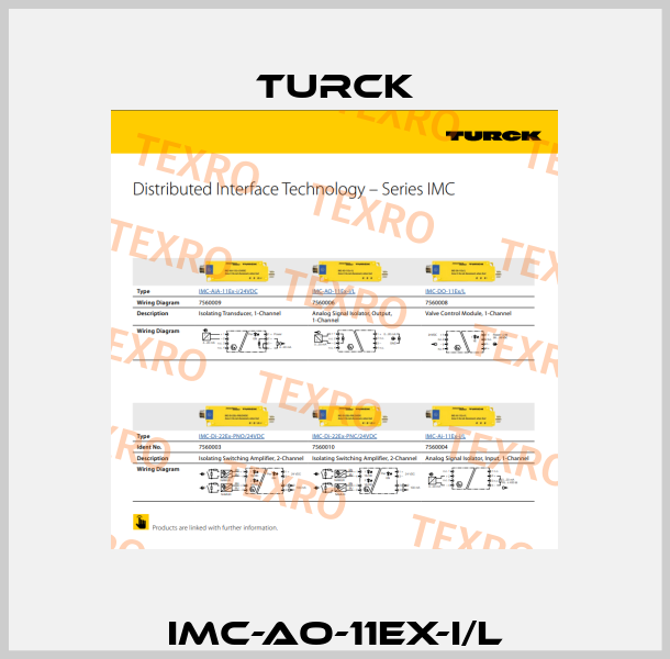 IMC-AO-11EX-I/L Turck