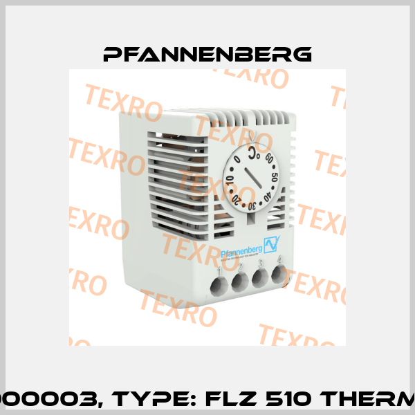 Art.No. 17103000003, Type: FLZ 510 THERM. 1K  -20°..+40°C Pfannenberg