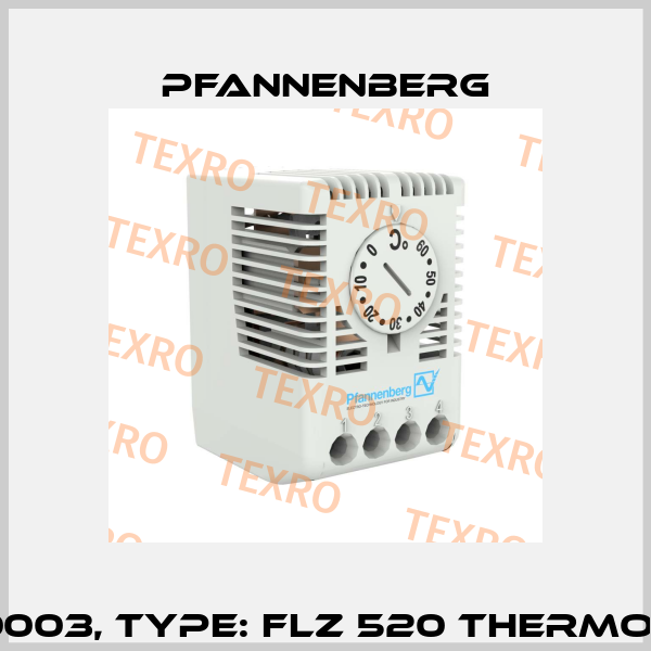 Art.No. 17111000003, Type: FLZ 520 THERMOSTAT  -20..+40°C Pfannenberg